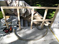 Deck Balustrade Restored in Place c1951