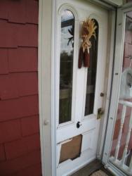 Exterior Door Repair c1870 on c1808 building