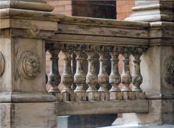 Ornate Porch Balustrade c1885