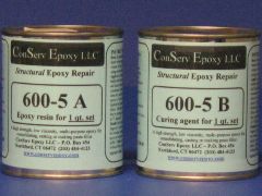 600-5 Rigid Epoxy Repair - 1 quart set