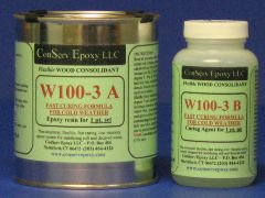 W100-3 Flexible Epoxy Consolidant Faster Curing - 1 pint